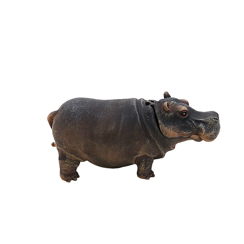 Aquarium Hippo Bubble Decoration
