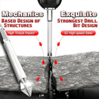 Set with non-slip screwdriver bits