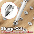 Set with non-slip screwdriver bits