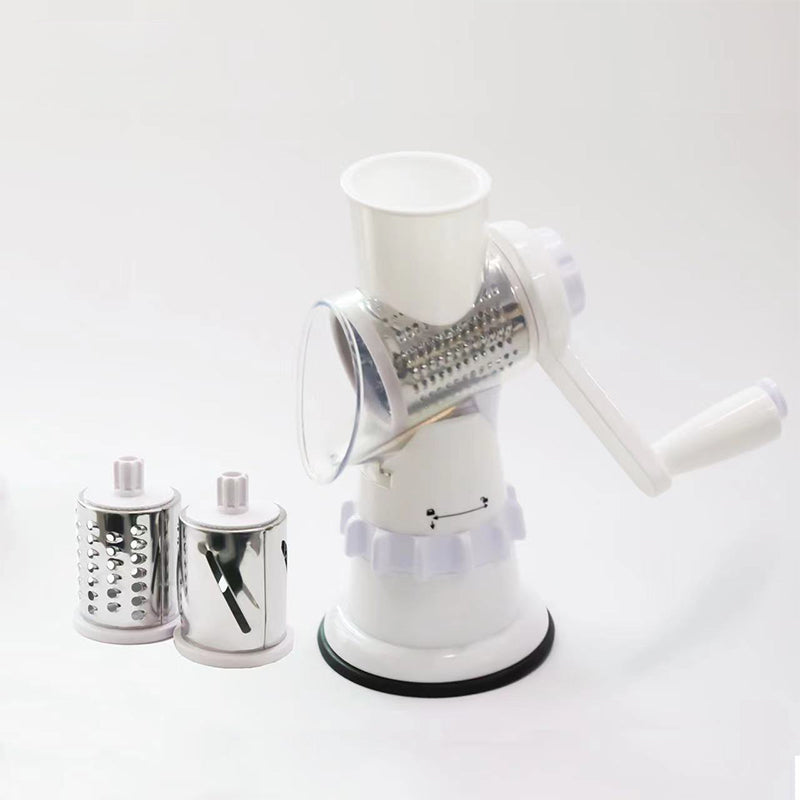 3-in-1 rotating cheese slicer and vegetable cutter