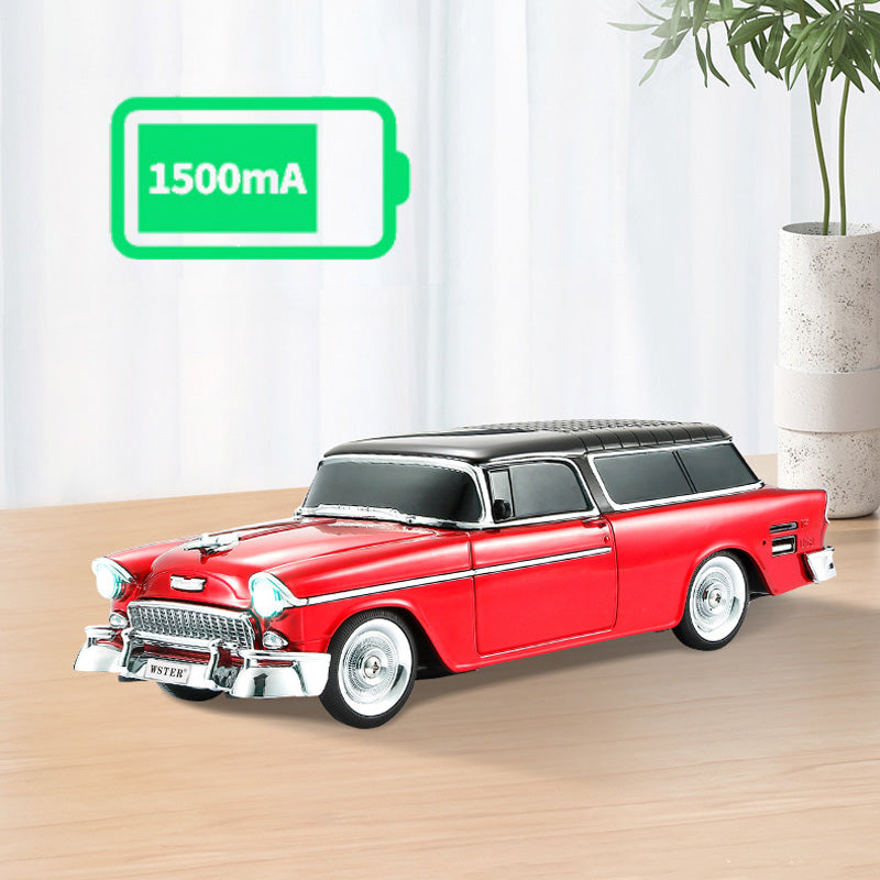 Wireless Bluetooth speaker in retro car model