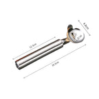 Stainless steel noodle knife with slotted design