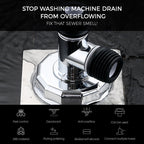 Drain protection for washing machine