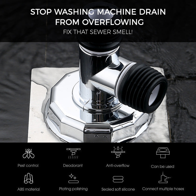Drain protection for washing machine