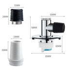Drain protection for washing machine