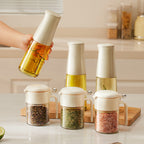 Moisture-resistant and practical spice jar with spoon