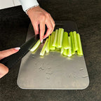 Antibacterial cutting board in stainless steel