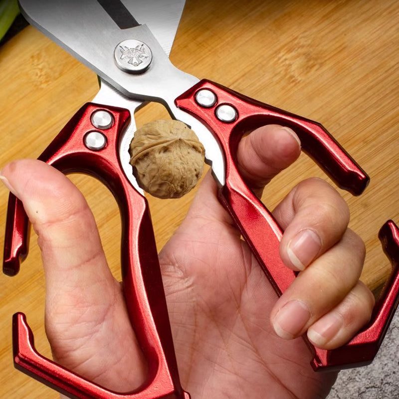 Multifunctional, high-performance kitchen scissors