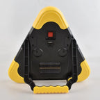 2-IN-1 solar-powered warning light at the roadside
