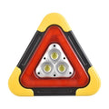 2-IN-1 solar-powered warning light at the roadside
