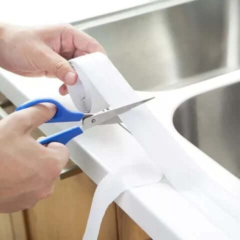 Magic Anti-Mold Peel & Stick Self-adhesive Caulk Tape Strip