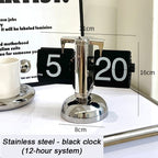 Modern, digital, mechanical vintage watch with internal gear drive