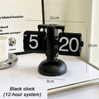 Modern, digital, mechanical vintage watch with internal gear drive