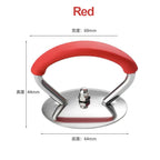 Silicone pot lid with anti-scalding knob that keeps the handle