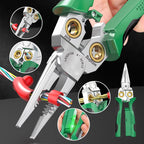 8-in-1 Multifunctional newspaper insulation scissors with electric test