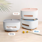 Multifunctional storage box for paper mobile phone holder