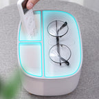 Multifunctional storage box for paper mobile phone holder