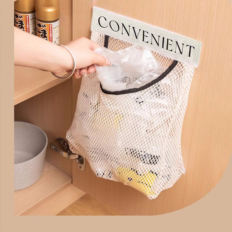 Multifunctional mesh bag for hanging