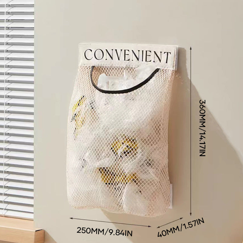 Multifunctional mesh bag for hanging