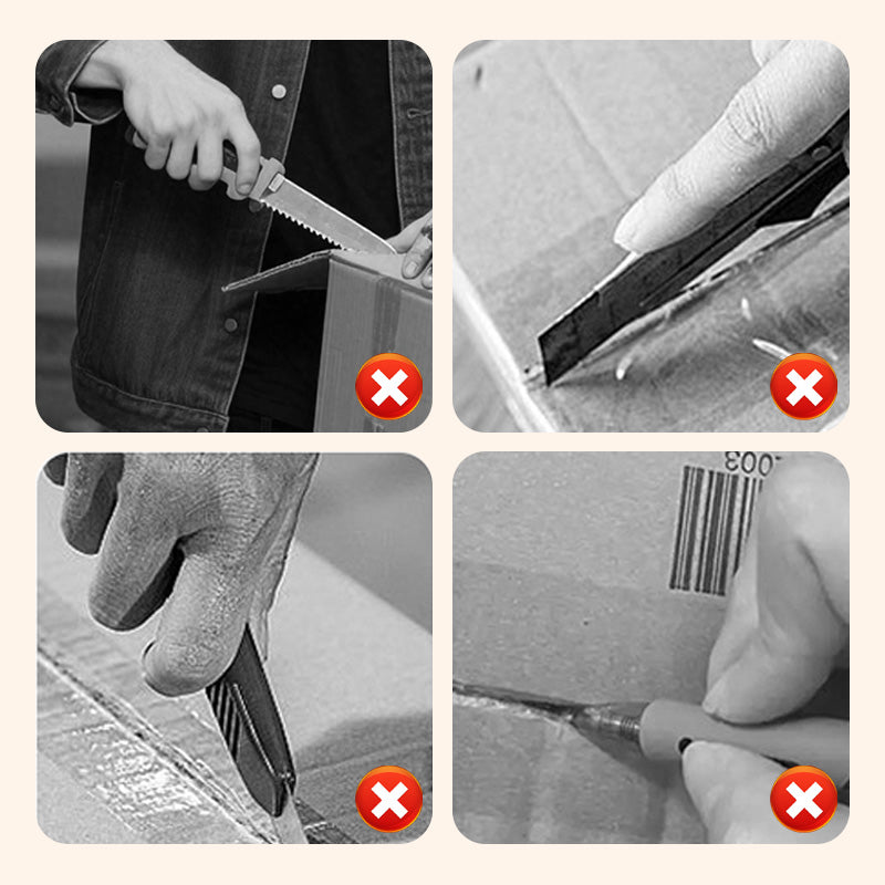 Retractable safety box cutter