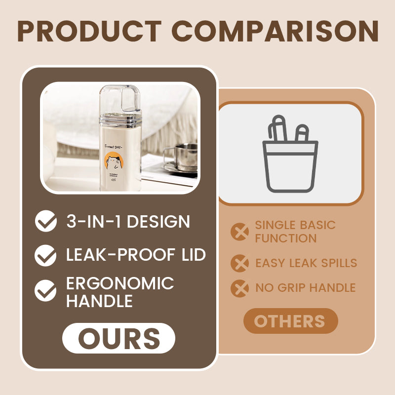 3-in-1 Cut portable toilet pouch