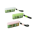 Portable, sealed pill holder with 4 compartments