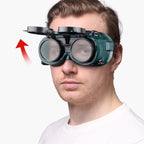 Foldable welding goggles
