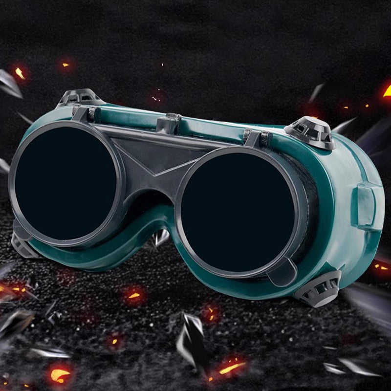 Foldable welding goggles
