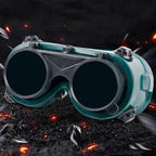 Foldable welding goggles