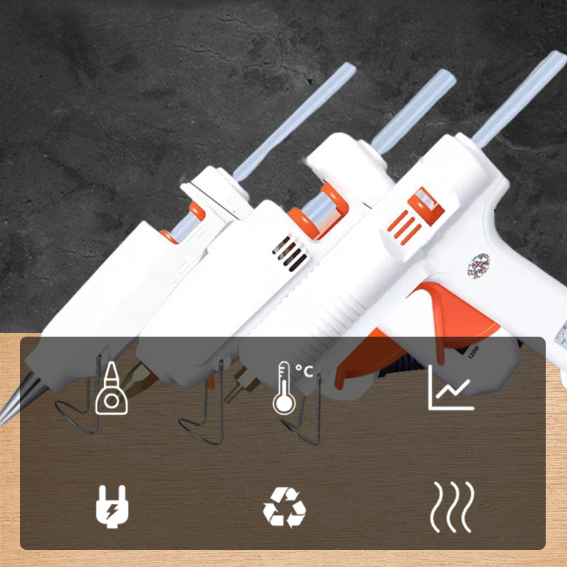 Hot glue gun set with 30 high-quality glue sticks