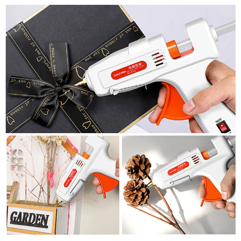 Hot glue gun set with 30 high-quality glue sticks