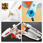 Hot glue gun set with 30 high-quality glue sticks