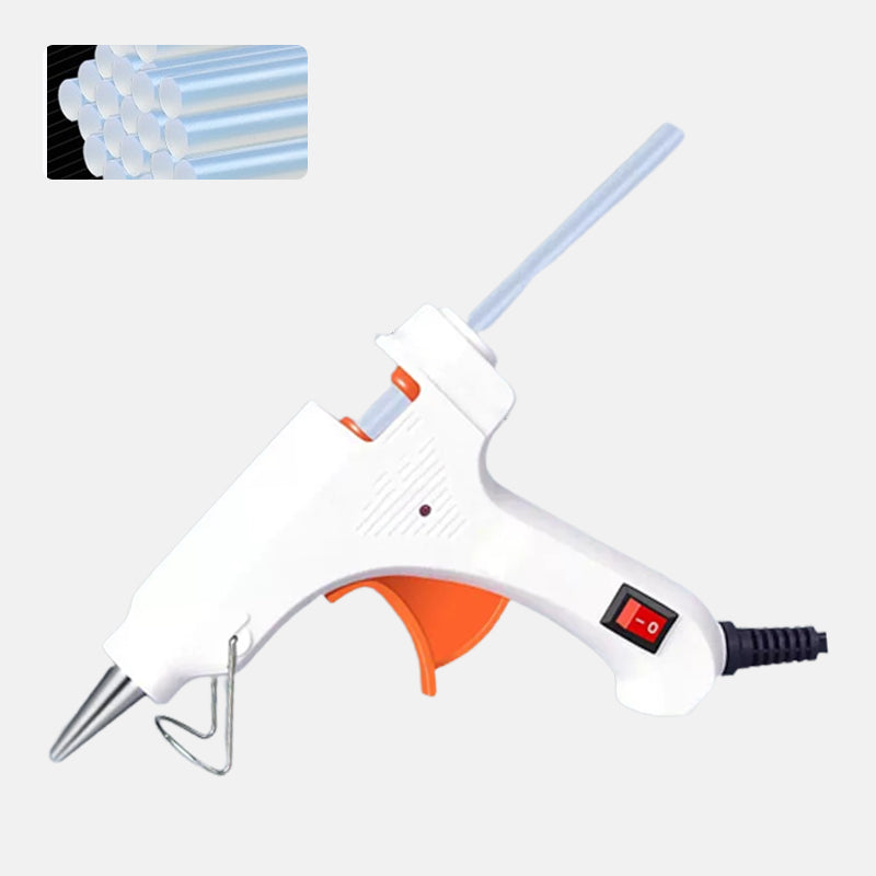 Hot glue gun set with 30 high-quality glue sticks