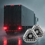 Super sharp solar flashing warning lights