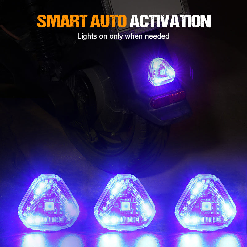 Super sharp solar flashing warning lights