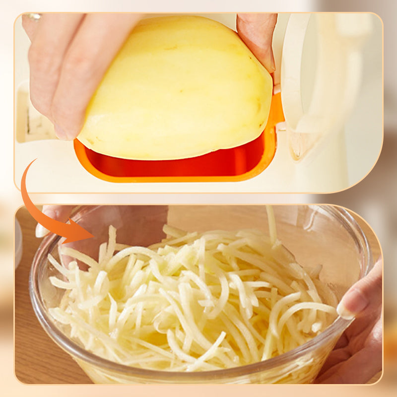Multi-functional electric vegetable cutter and shredding machine for the kitchen