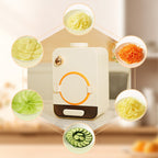 Multi-functional electric vegetable cutter and shredding machine for the kitchen