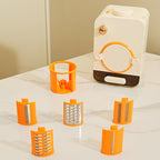 Multi-functional electric vegetable cutter and shredding machine for the kitchen