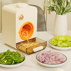 Multi-functional electric vegetable cutter and shredding machine for the kitchen