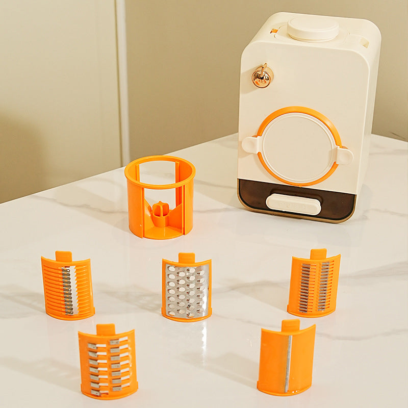 Multi-functional electric vegetable cutter and shredding machine for the kitchen