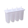 Ice pop mold with 4 cavities, lid and sticks