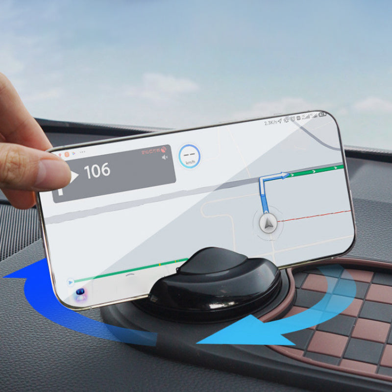Car dashboard holder for mobile phone