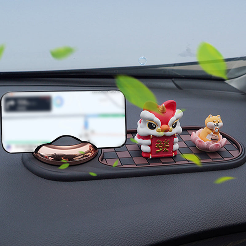 Car dashboard holder for mobile phone