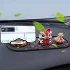 Car dashboard holder for mobile phone