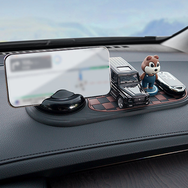 Car dashboard holder for mobile phone