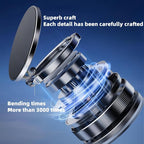 360° adjustable magnetic phone holder with vacuum