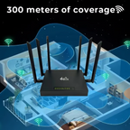 Wireless SIM router with antenna