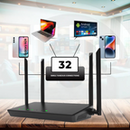 Wireless SIM router with antenna