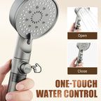Powerful shower head with high pressure and high flow rate