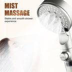 Powerful shower head with high pressure and high flow rate
